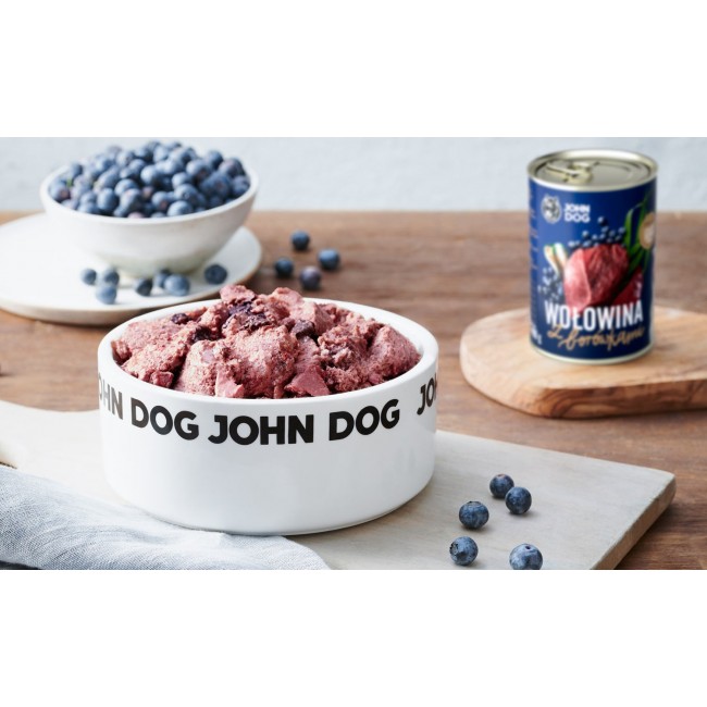 JOHN DOG Berry line Beef with blueberries - wet dog food - 800g JOHN DOG Berry line Beef with blueberries - wet dog food - 800g