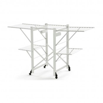 ARREDAMENTI GABBIANO Drying rack on wheels - 175 x 67 cm, White