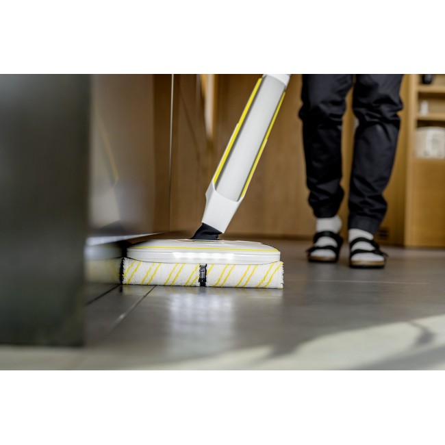 K rcher FC 8 Smart Signature Line Electric broom Battery Wet Bagless Silver, White, Yellow 2.85 Ah