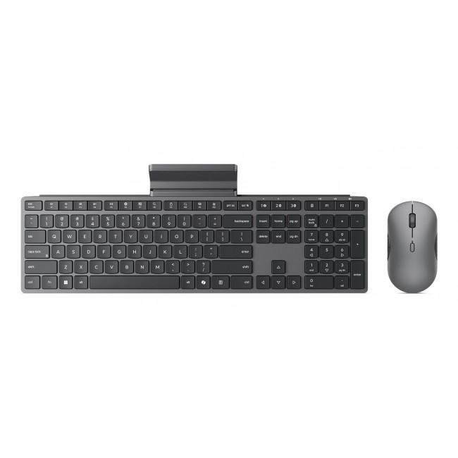 Lenovo 700 Modern keyboard Mouse included Office RF Wireless + Bluetooth US English Grey Lenovo 700 Modern keyboard Mouse included Office RF Wireless + Bluetooth US English Grey