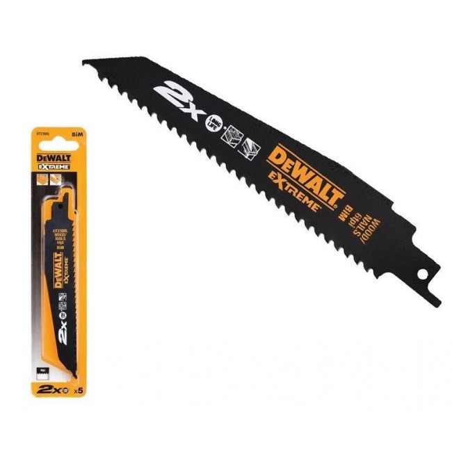 DeWALT DT2314L-QZ jigsaw/scroll saw/reciprocating saw blade Sabre saw blade 5 pc(s)