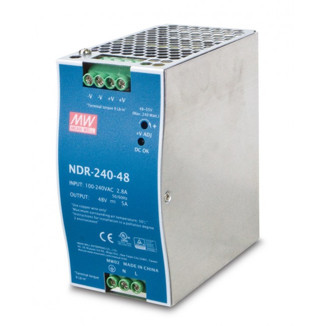 PLANET PWR-240-48 power supply unit 240 W Blue, Grey