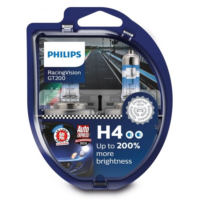 Philips Type of lamp: H4 Pack of: 2 car headlight bulb Philips Type of lamp: H4 Pack of: 2 car headlight bulb