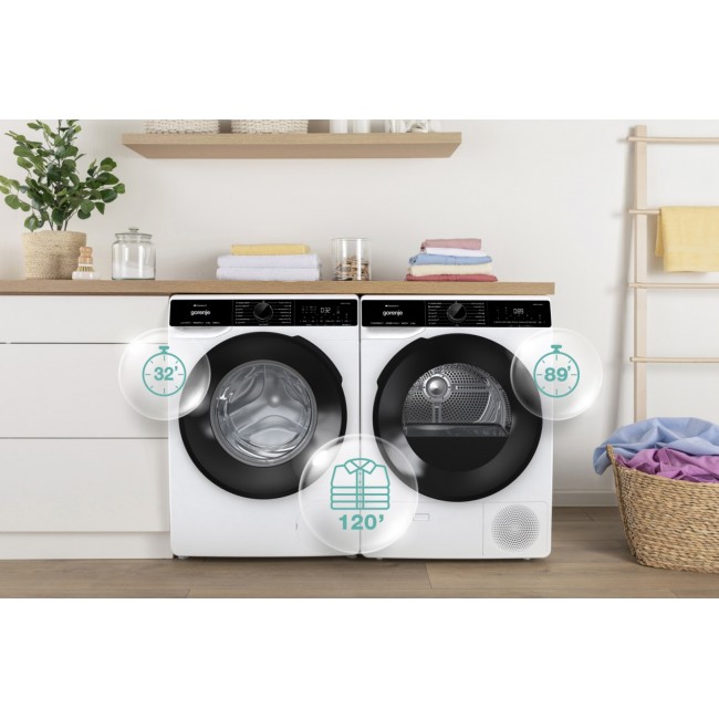 Gorenje DPNA92WIFI tumble dryer Freestanding Front-load 9 kg A++ Black, White Gorenje DPNA92WIFI tumble dryer Freestanding Front-load 9 kg A++ Black, White