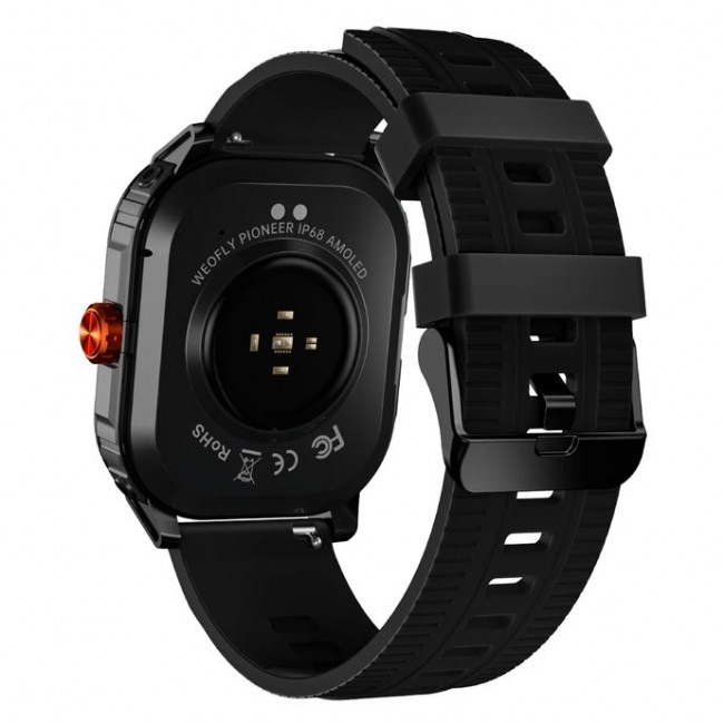 Weofly Pioneer Smartwatch - Multifunction Watch Bluetooth 5.3 Black Weofly Pioneer Smartwatch - Multifunction Watch Bluetooth 5.3 Black