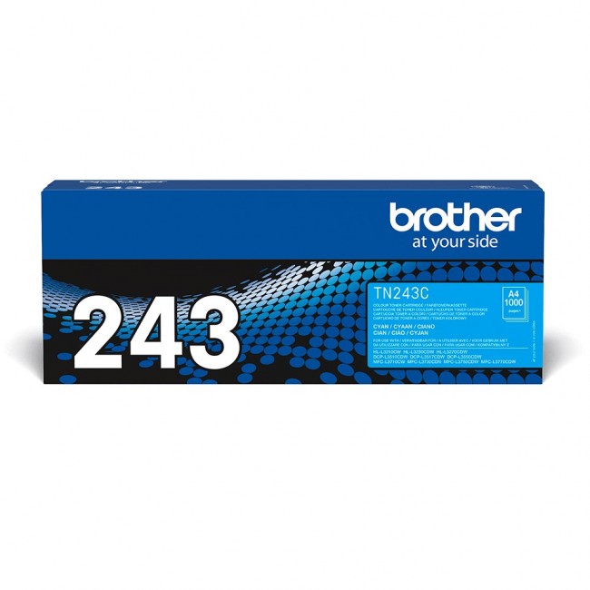 Brother TN243C - cyan - original - ton Brother TN243C - cyan - original - ton