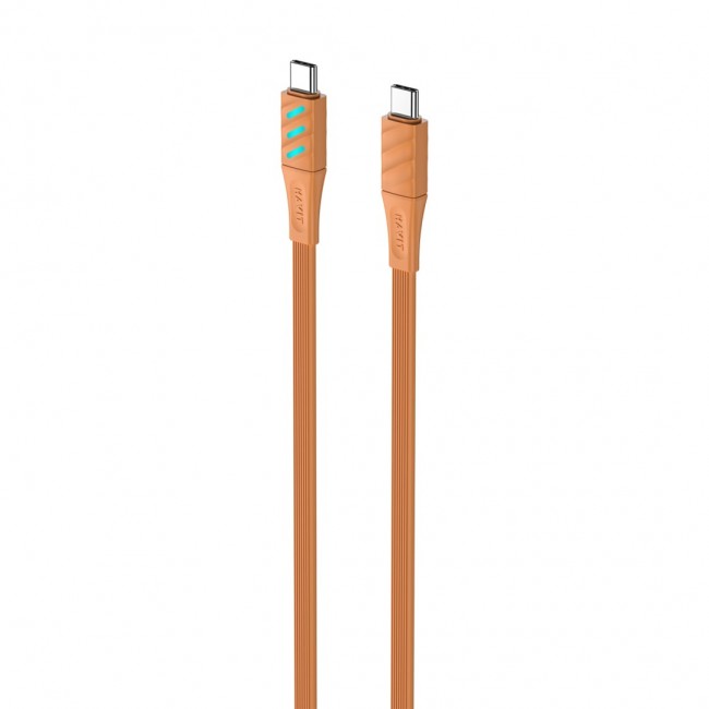 Havit CB6254 - USB Type C to USB Type C charging cable, 1 m (orange)