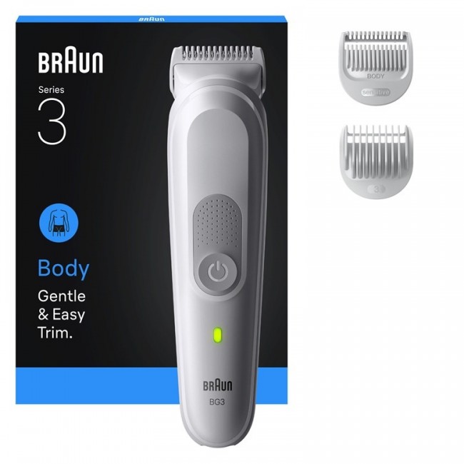Braun Series 3 80789711 body groomer/shaver Light grey