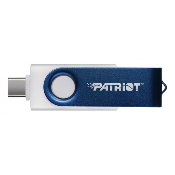 Patriot Memory Xporter X550 USB flash drive 128 GB USB Type-A / USB Type-C 3.2 Gen 1 (3.1 Gen 1) Blue, White