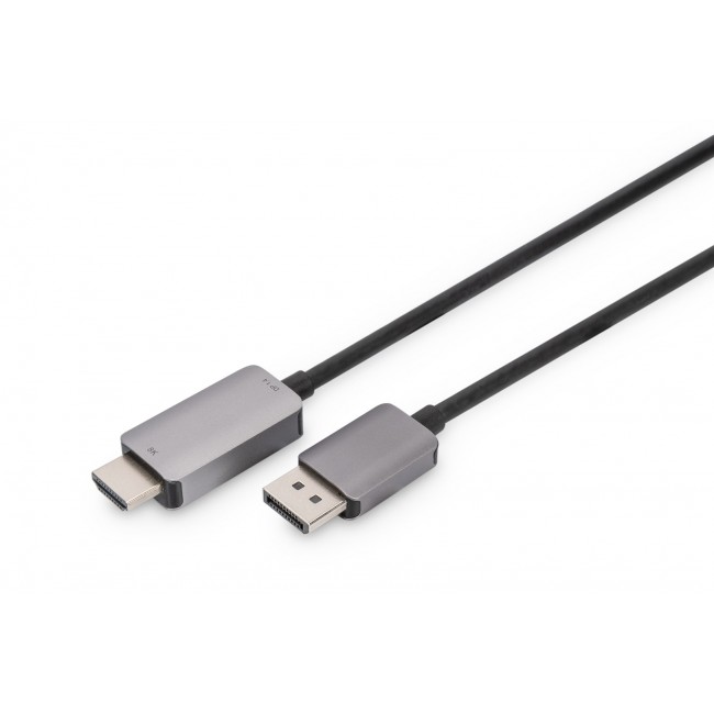 Digitus 8K DisplayPort Adapter Cable, DP to HDMI Type A Digitus 8K DisplayPort Adapter Cable, DP to HDMI Type A