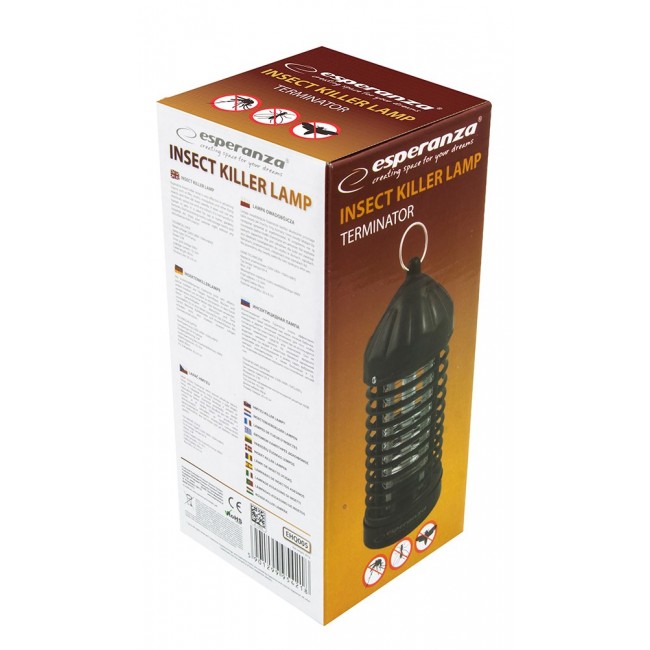 Esperanza EHQ005 ELECTRIC INSECT UV LAMP Black
