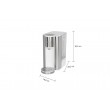 Unold Ava electric kettle 2.5 L 2600 W Silver, White