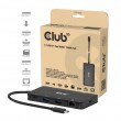 CLUB3D 9-1 Dual HDMI USB-C Hub PD3.0 100W