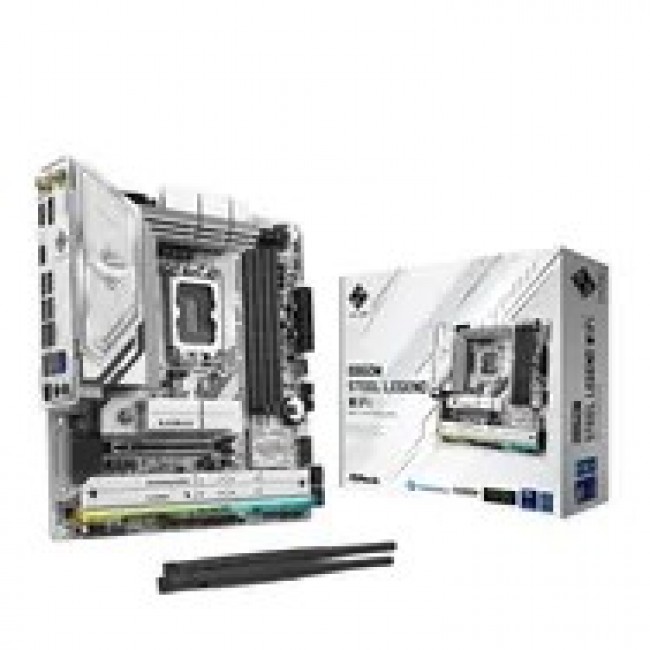 Asrock B860M Steel Legend WiFi Intel B860 LGA 1851 (Socket V1) micro ATX Asrock B860M Steel Legend WiFi Intel B860 LGA 1851 (Socket V1) micro ATX
