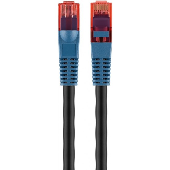 Goobay 94397 networking cable Black 75 m Cat6 U/UTP (UTP)