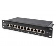 Digitus CAT 6A Patch Panel, shielded, 12-Port, 1HE, 10