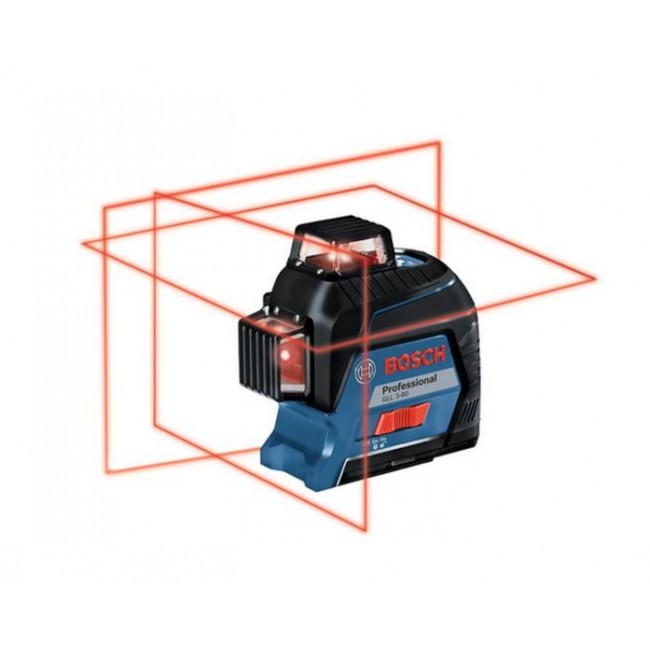 Bosch GLL 3-80 Professional Line level 30 m 630 - 650 nm ( 10 mW)