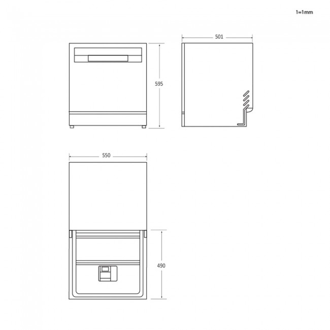 Candy Rapid CP 6E51LS Freestanding 6 place settings E