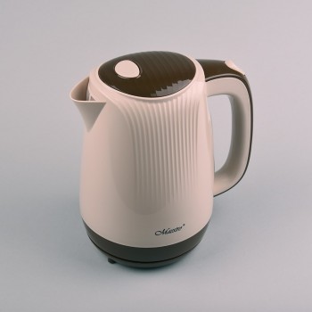 Feel-Maestro MR042 beige electric kettle 1.7 L Beige, Brown 2200 W