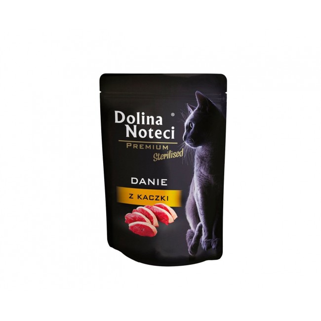 Dolina Noteci Premium Sterilised Duck dish - wet food for sterilized cats - 85g