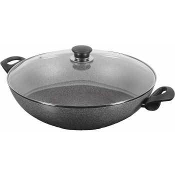 BALLARINI Ferrara Wok frying pan with 2 granite handles 36 cm FERR8KD.36D