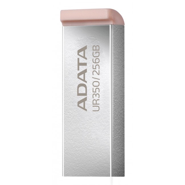 ADATA UR350 USB flash drive 256 GB USB Type-A 3.2 Gen 1 (3.1 Gen 1) Brown, Stainless steel