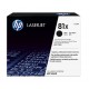 HP 81X High Yield Black Original LaserJet Toner Cartridge HP 81X High Yield Black Original LaserJet Toner Cartridge