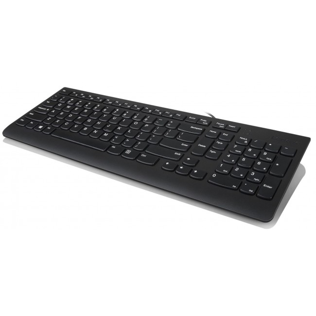 Lenovo 300 keyboard Mouse included Universal USB QWERTY US English Black