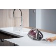 Tefal Ultragliss Anti-Calc Plus FV6840 Steam iron 2800 W Purple, Silver
