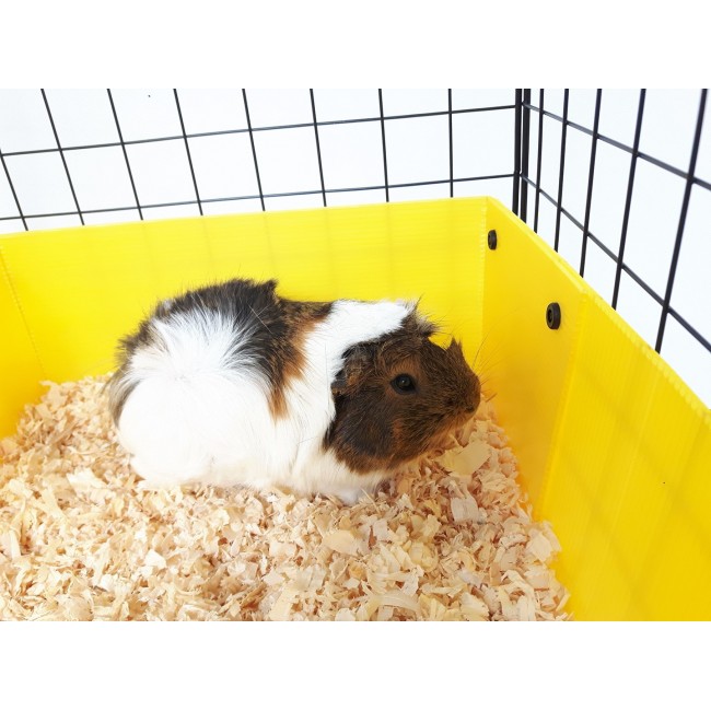 C&C modular cage 5x2 pig rabbit hedgehog silver 180 x 75 x 37 cm