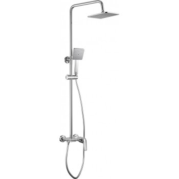 Rain showerhead with shower faucet