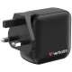 Verbatim Mini GaN Charger 100W 4 Port US plug with EU and UK adaptors