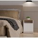 GALAX 30/1D WHITE/ARTISAN BEDSIDE TABLE