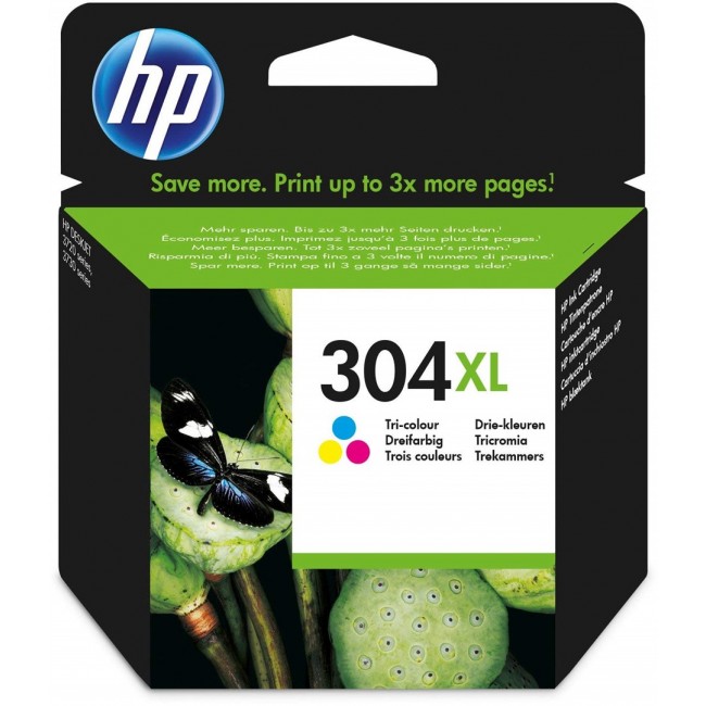 HP 304XL Tri-color Original Ink Cartridge