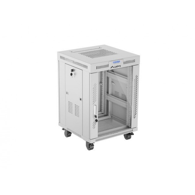 Lanberg FF01-6615-12SL rack cabinet 15U Freestanding rack Grey Lanberg FF01-6615-12SL rack cabinet 15U Freestanding rack Grey