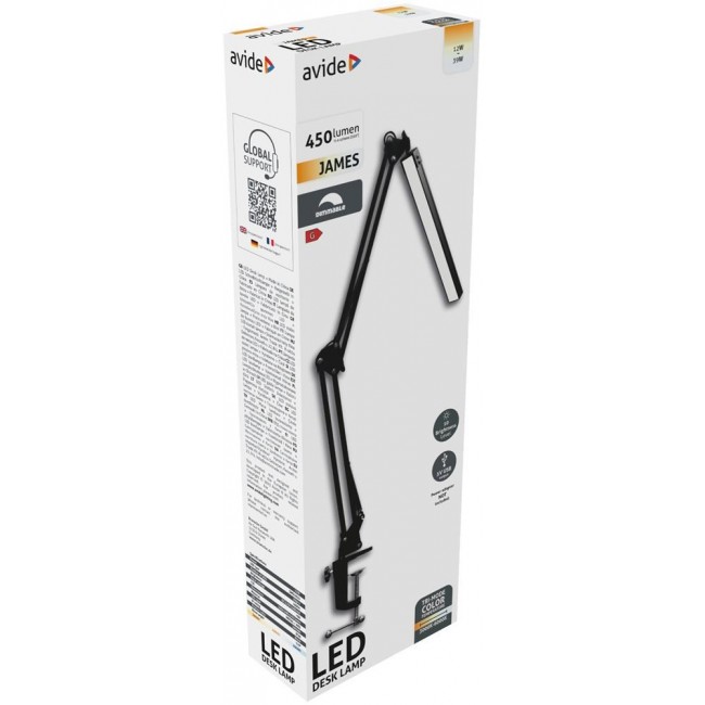 Avide ABLDL-DM-12W table lamp LED G Black
