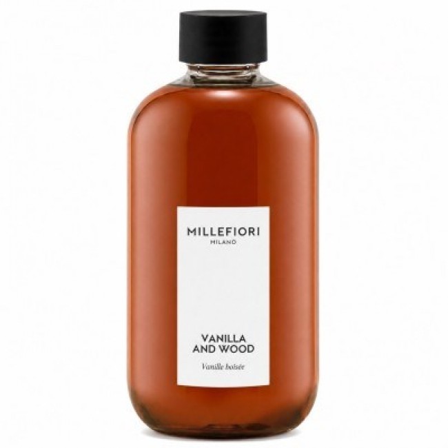 Reed Diffuser Refill 500 ml VANILLA & WOOD MILLEFIORI