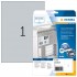 HERMA Rating plate labels A4 210x297 mm silver extra strong adhesion film matt 25 pcs.