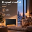 Extralink SMART GLASS PANEL HEATER, BLACK, 2000W, WIFI, LPL-23A-BL