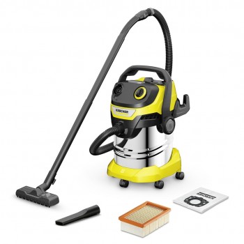 K rcher WD 5 S V-25/5/22 Stainless steel, Black, Yellow 25 L 1100 W