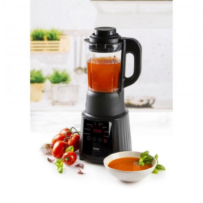 Domo DO726BL blender Cooking blender 900 W Black, Transparent