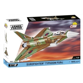 COBI 5843 Armed Force Eurofighter Typhoon FGR4 577 Pads