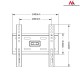 TV Holder 13 '' - 42 '' Maclean MC-777 black 35 kg VESA 200x200 TV Holder 13 '' - 42 '' Maclean MC-777 black 35 kg VESA 200x200