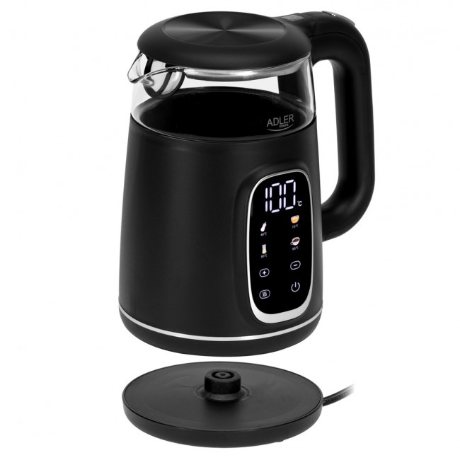 ADLER AD 1305 electric kettle black/silver ADLER AD 1305 electric kettle black/silver