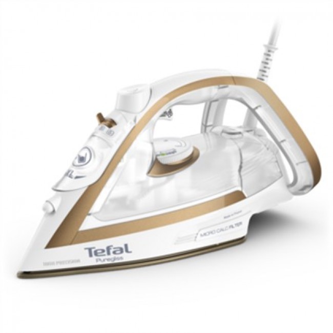 Tefal Puregliss FV8042 Dry & Steam iron Durilium AirGlide Autoclean soleplate 3000 W Bronze, White Tefal Puregliss FV8042 Dry & Steam iron Durilium AirGlide Autoclean soleplate 3000 W Bronze, White