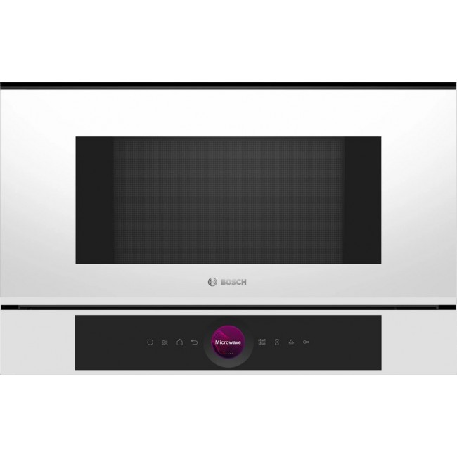 Bosch Serie 8 BFL7221W1 microwave White Solo microwave Built-in 21 L 900 W