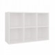 MALAX MINI 2X3 WHITE BOOKCASE MALAX MINI 2X3 WHITE BOOKCASE