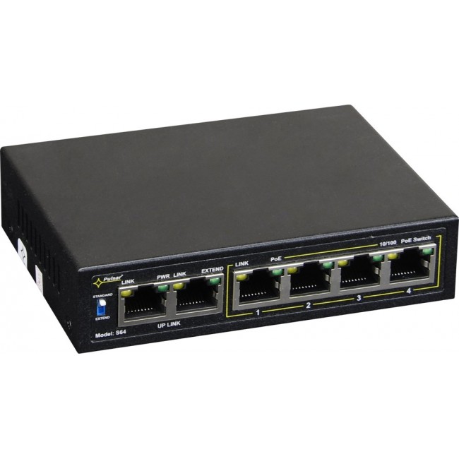 Switch POE 4+2 Pulsar S64 Switch POE 4+2 Pulsar S64