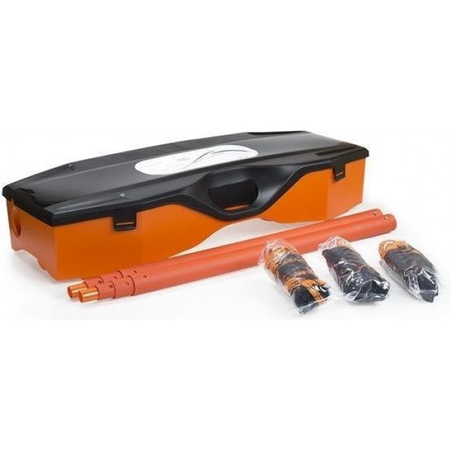 NILS ZSB3 3-in-1 set of badminton, tennis and volleyball nets + case