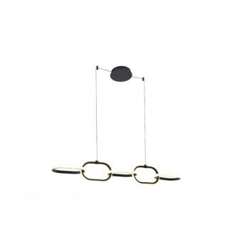 PENDANT LED LIGHT EDIRNA 5 4000K BLACK